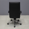 Della High Back Executive Chair in black upholstery, shown here.