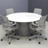 54 inches Aurora Round Conference Table In 1/2