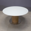 54-inch California Round Conference Table in 1/2