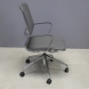 Arpina Conference and Meeting Room Chair in gray upholstery, shown here.