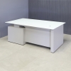 65-inch Avenue Straight Executive Desk W/ Cabinet in 1/2