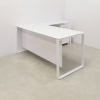 72-inch Aspen L-Shape Executive Desk with 1/2