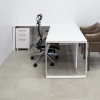 72-inch Aspen L-Shape Executive Desk with 1/2