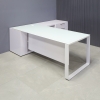 72-inch Aspen Executive Desk with Credenza on right side when sitting. 1/2