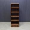 79 inches Bookshelf in american walnut shown here.