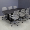 84-inch Aurora Rectangular Conference Table in 1/2
