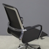 Arpina Conference and Meeting Room Chair in black upholstery, shown here.
