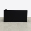 Dallas L Shaped left side desk with a black traceless in 84 In. LED in a variety of colors.