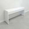 Avenue Console Table in white gloss laminate console & front drawers shown here.